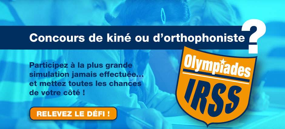 Olympiades de l'IRSS Kiné et Ortho Olympiades de l'IRSS Kiné et Ortho