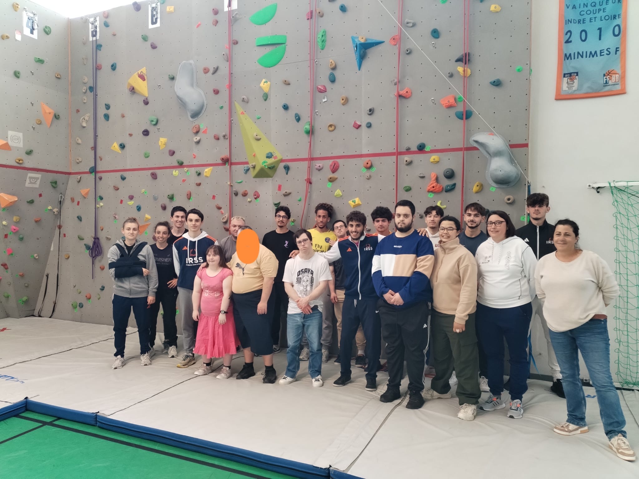 Activité escalade IRSS Tours