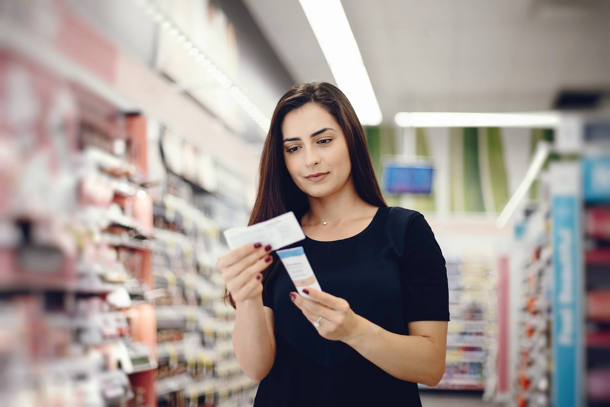 Employé en rayon santé